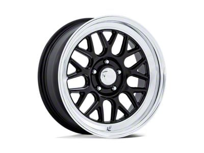American Racing G-Force Gloss Black with Diamond Cut Lip Wheel; Rear Only; 20x10; -20mm Offset (93-02 Camaro)