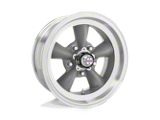 American Racing Torq Thrust D Gray with Machined Lip Wheel; 15x8.5; -25mm Offset (93-02 Camaro)