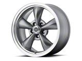 American Racing TORQ THRUST M Anthracite Gray Wheel; 17x8; 30mm Offset (94-98 Mustang)
