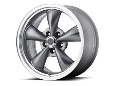American Racing TORQ THRUST M Anthracite Gray Wheel; 17x8; 30mm Offset (94-98 Mustang)