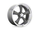 American Racing Wheels Classic Torq Thrust II Mag Gray with Machined Lip Wheel; 20x8; 0mm Offset (99-04 Mustang)