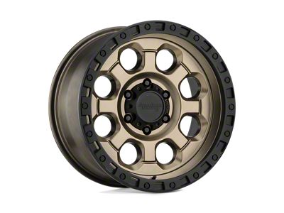 American Racing AR201 Matte Bronze with Black Lip Wheel; 18x9; 35mm Offset (16-24 Camaro, Excluding SS w/ 6-Piston Front Calipers & ZL1)