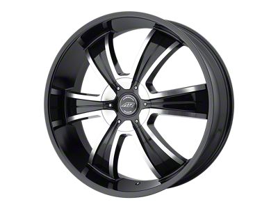 American Racing AR894 Gloss Black Machined Wheel; 18x8; 35mm Offset (16-24 Camaro, Excluding SS w/ 6-Piston Front Calipers & ZL1)