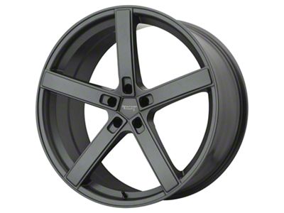 American Racing Blockhead Charcoal Wheel; Rear Only; 20x10.5; 40mm Offset (16-24 Camaro, Excluding ZL1)