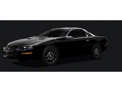 American Racing Crossfire Matte Black Wheel; 18x8.5; 50mm Offset (93-02 Camaro)