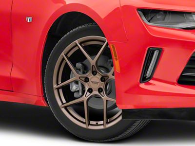 American Racing Crossfire Matte Bronze Wheel; 20x9; 20mm Offset (16-24 Camaro)