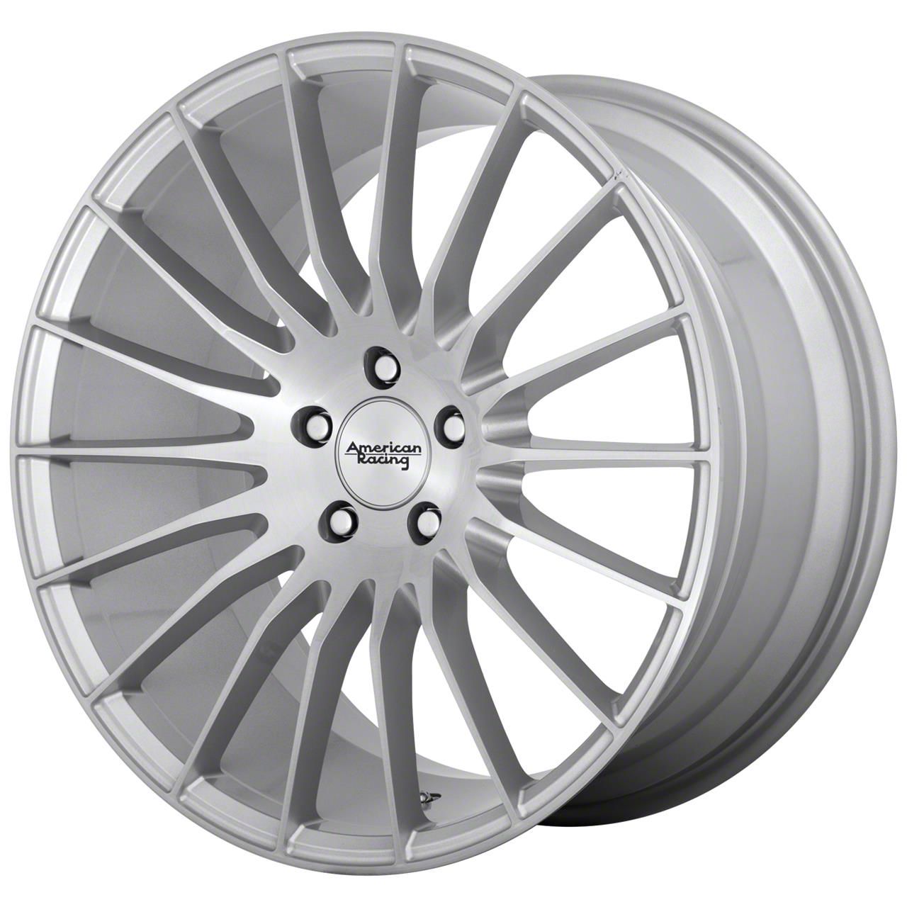 American Racing Camaro FASTLANE Brushed Silver Wheel; 20x8.5; 35mm ...