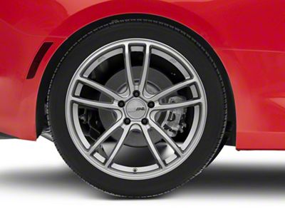 American Racing Mach Five Graphite Wheel; Rear Only; 20x11; 43mm Offset (16-24 Camaro)