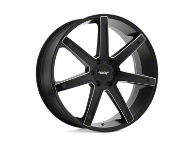 American Racing Revert Satin Black Milled Wheel; 22x9.5; 38mm Offset (16-24 Camaro, Excluding SS w/ 6-Piston Front Calipers & ZL1)