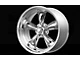 American Racing TORQ THRUST II Polished Wheel; 17x9.5 (93-02 Camaro)