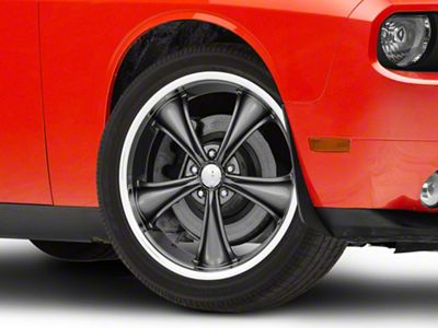 American Racing BOSS Graphite with Diamond Cut Lip Wheel; 20x8.5 (08-23 RWD Challenger w/o Brembo Brakes, Excluding Widebody)