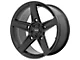 American Racing HELLION Satin Black Wheel; 22x9 (08-23 RWD Challenger, Excluding SRT Demon)