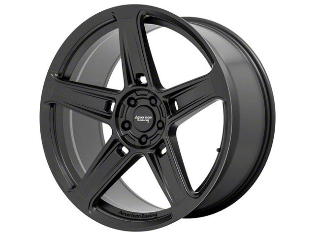 American Racing HELLION Satin Black Wheel; Rear Only; 22x10.5 (08-23 RWD Challenger, Excluding SRT Demon)