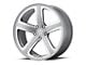 American Racing Hot Lap Satin Gray Milled Wheel; 18x8 (08-23 RWD Challenger, Excluding Widebody)