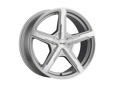 American Racing Trigger Silver Machined Wheel; 18x8 (08-23 RWD Challenger, Excluding Widebody)