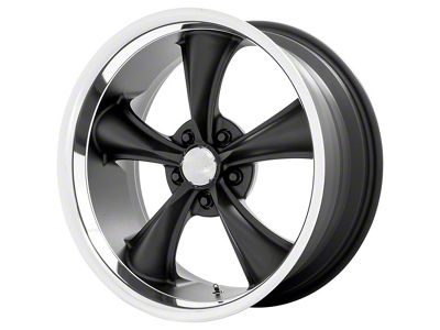 American Racing BOSS Textured Black with Diamond Cut Lip Wheel; 20x8.5 (11-23 RWD Charger)