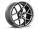 American Racing Crossfire Graphite Wheel; Rear Only; 20x10.5 (11-23 RWD Charger, Excluding Widebody)
