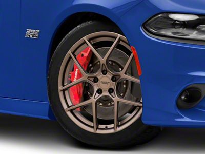 American Racing Crossfire Matte Bronze Wheel; 20x9; 20mm Offset (11-23 RWD Charger, Excluding Widebody)