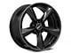 American Racing TTF Gloss Black with DDT Lip Wheel; 20x11; -6mm Offset (20-23 Charger Widebody)