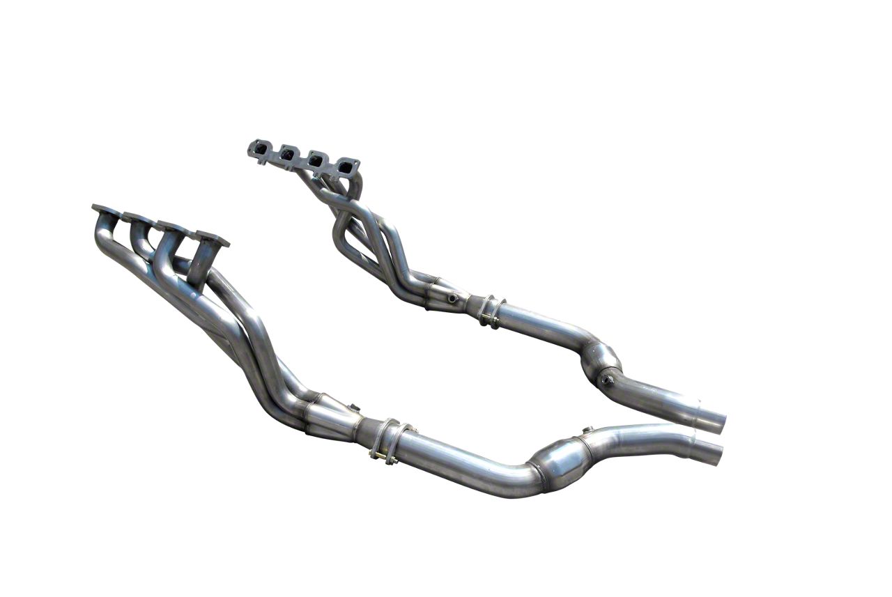 American Racing Headers 1-7/8-Inch Long Tube Headers with Catted Mid-Pipe (15-23 6.2L HEMI Challenger)