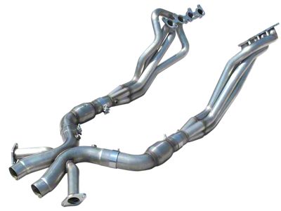 American Racing Headers 1-7/8-Inch Long Tube Headers with Catted X-Pipe (12-13 Mustang BOSS 302)