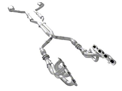 American Racing Headers 1-3/4-Inch Long Tube Headers with Catted Mid-Pipe and Pure Thunder Cat-Back Exhaust (15-23 6.4L HEMI Charger)