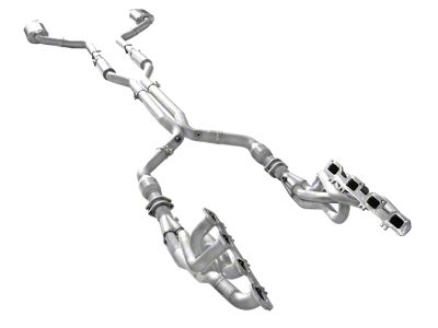 American Racing Headers 1-3/4-Inch Long Tube Headers with Catted Mid-Pipe and Pure Thunder Cat-Back Exhaust (06-08 5.7L HEMI RWD Charger)