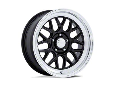 American Racing G-Force Gloss Black with Diamond Cut Lip Wheel; 18x7; 0mm Offset (24-25 Mustang)
