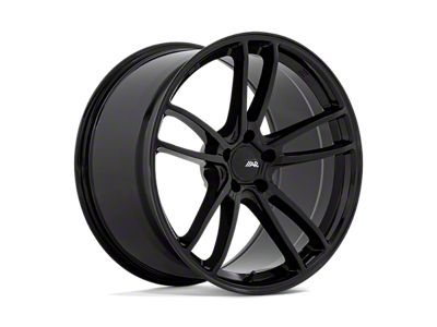 American Racing Mach Five Gloss Black Wheel; Rear Only; 19x10 (15-23 Mustang, Excluding GT500)