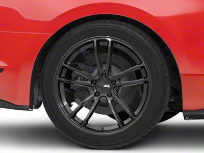 American Racing Mach Five Gloss Black Wheel; Rear Only; 19x11.5; 56mm Offset (15-23 Mustang, Excluding GT500)