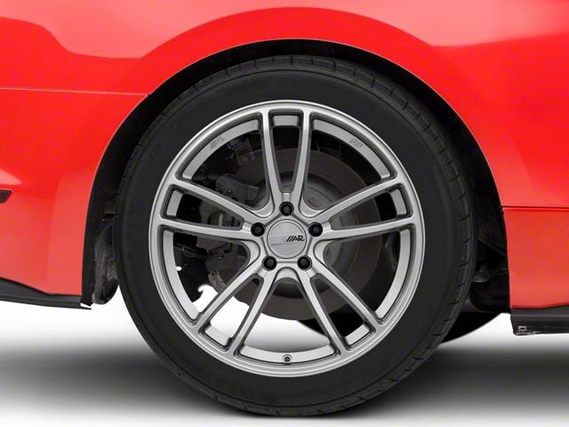 American Racing Mach Five Graphite Wheel; Rear Only; 19x11 (15-23 Mustang, Excluding GT500)