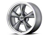 American Racing TORQ THRUST M Anthracite Gray Wheel; 17x8; 30mm Offset (99-04 Mustang)