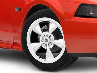 American Racing TORQ THRUST M Chrome Wheel; 18x9; 34mm Offset (99-04 Mustang)