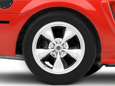 American Racing TORQ THRUST M Chrome Wheel; Rear Only; 18x10; 24mm Offset (99-04 Mustang)