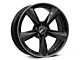 American Racing TTF Gloss Black with DDT Lip Wheel; Rear Only; 20x11 (15-23 Mustang GT, EcoBoost, V6)