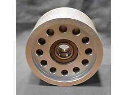 American Racing Solutions Double Bearing Smooth Billet Idler Pulley; 90mm x 12-Rib (Universal; Some Adaptation May Be Required)