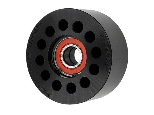 American Racing Solutions Double Bearing Smooth Idler Pulley; 90mm x 10-Rib (Universal; Some Adaptation May Be Required)