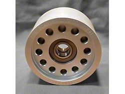 American Racing Solutions Double Bearing Smooth Billet Idler Pulley; 90mm x 12-Rib (Universal; Some Adaptation May Be Required)