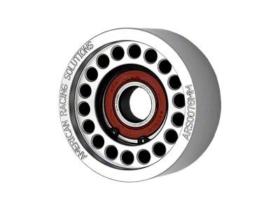 American Racing Solutions Smooth Billet Idler Pulley; 76mm x 8-Rib (Universal; Some Adaptation May Be Required)