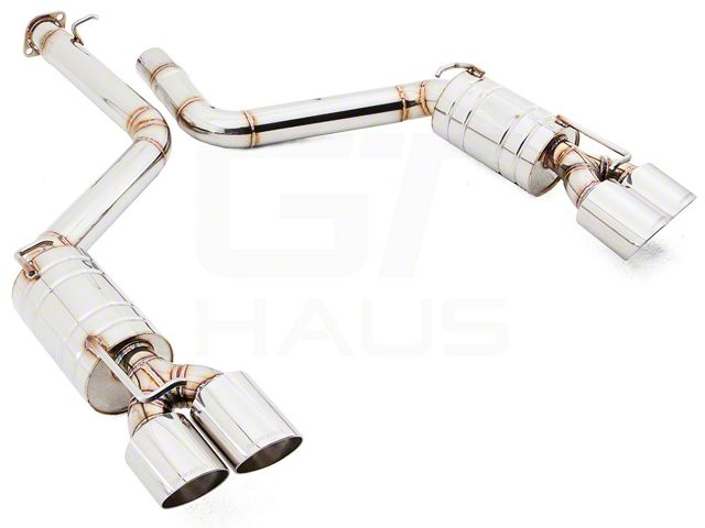 American Roar Super Racing Series GTS Stainless Axle-Back Exhaust with Quad Polished Tips (08-10 6.1L HEMI Challenger)