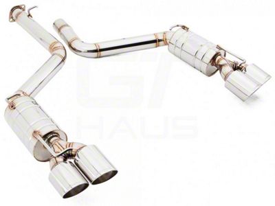 American Roar Super Racing Series GTS Titanium Axle-Back Exhaust with Quad Polished Tips (08-10 6.1L HEMI Challenger)