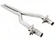 American Roar Stainless Resonator Delete X-Pipe (15-23 6.4L HEMI Challenger Scat Pack w/o Active Exhaust)