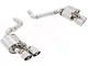 American Roar Super Racing Series GTC Axle-Back Exhaust with Quad Polished Tips (15-23 6.4L HEMI Challenger Scat Pack w/ Active Exhaust)