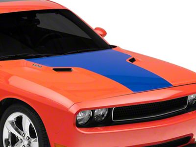 SEC10 Hood Decal; Blue (08-14 Challenger)