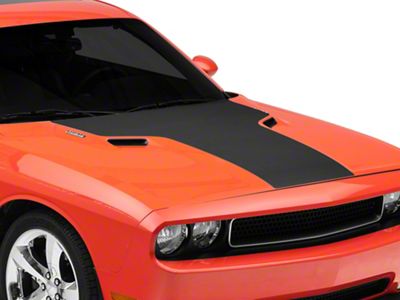 SEC10 Hood Decal; Carbon Fiber (08-14 Challenger)