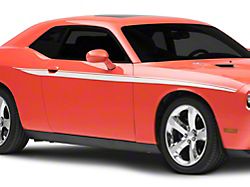 SEC10 Side Stripes; White (08-23 Challenger, Excluding Widebody)