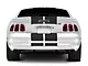 SEC10 GT500 Style Stripes; Anthracite; 10-Inch (94-04 Mustang)