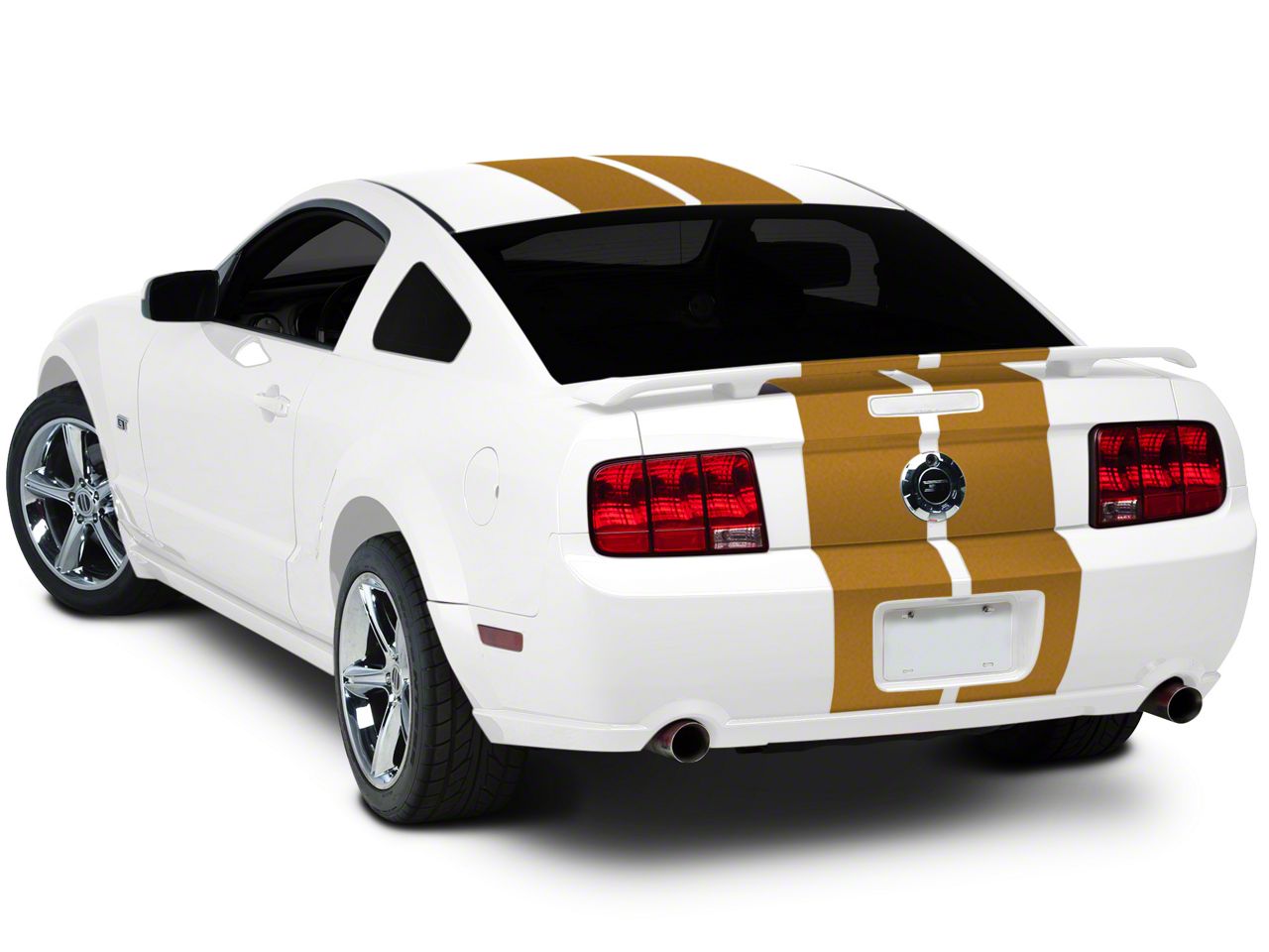 SEC10 Mustang GT500 Style Stripes; Gold; 10-Inch 406956G05