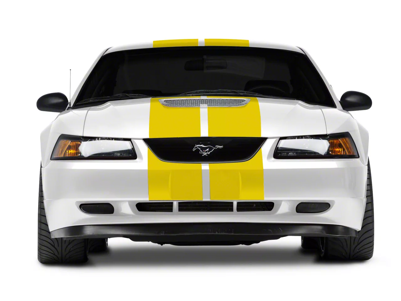 SEC10 Mustang GT500 Style Stripes; Gold; 10-Inch 406956G94
