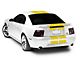 SEC10 GT500 Style Stripes; Yellow; 10-Inch (94-04 Mustang)